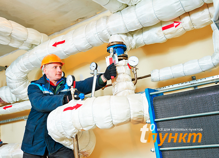 Обслуживание узлов учета тепла